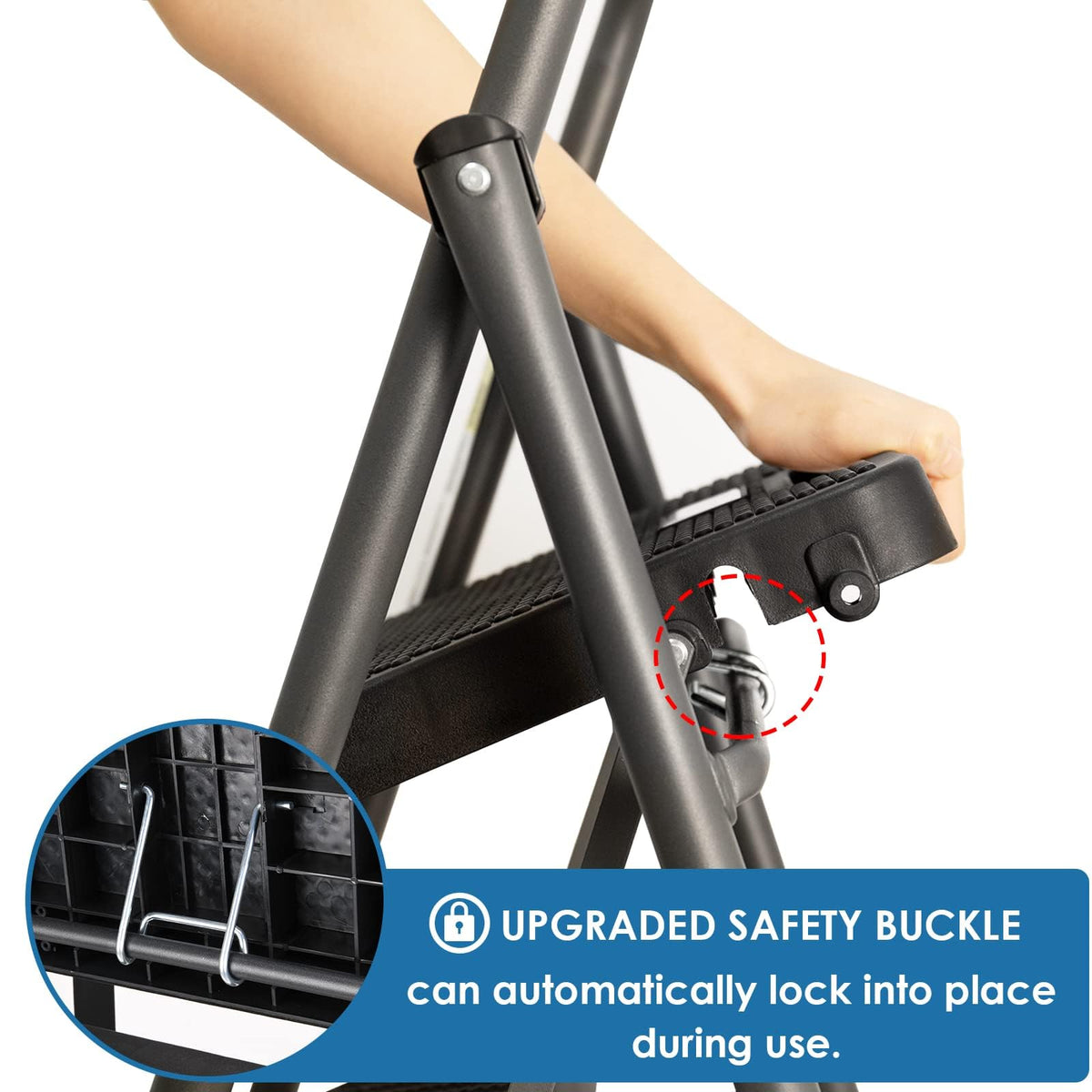 2 Step Ladder 500lbs Capacity W75073