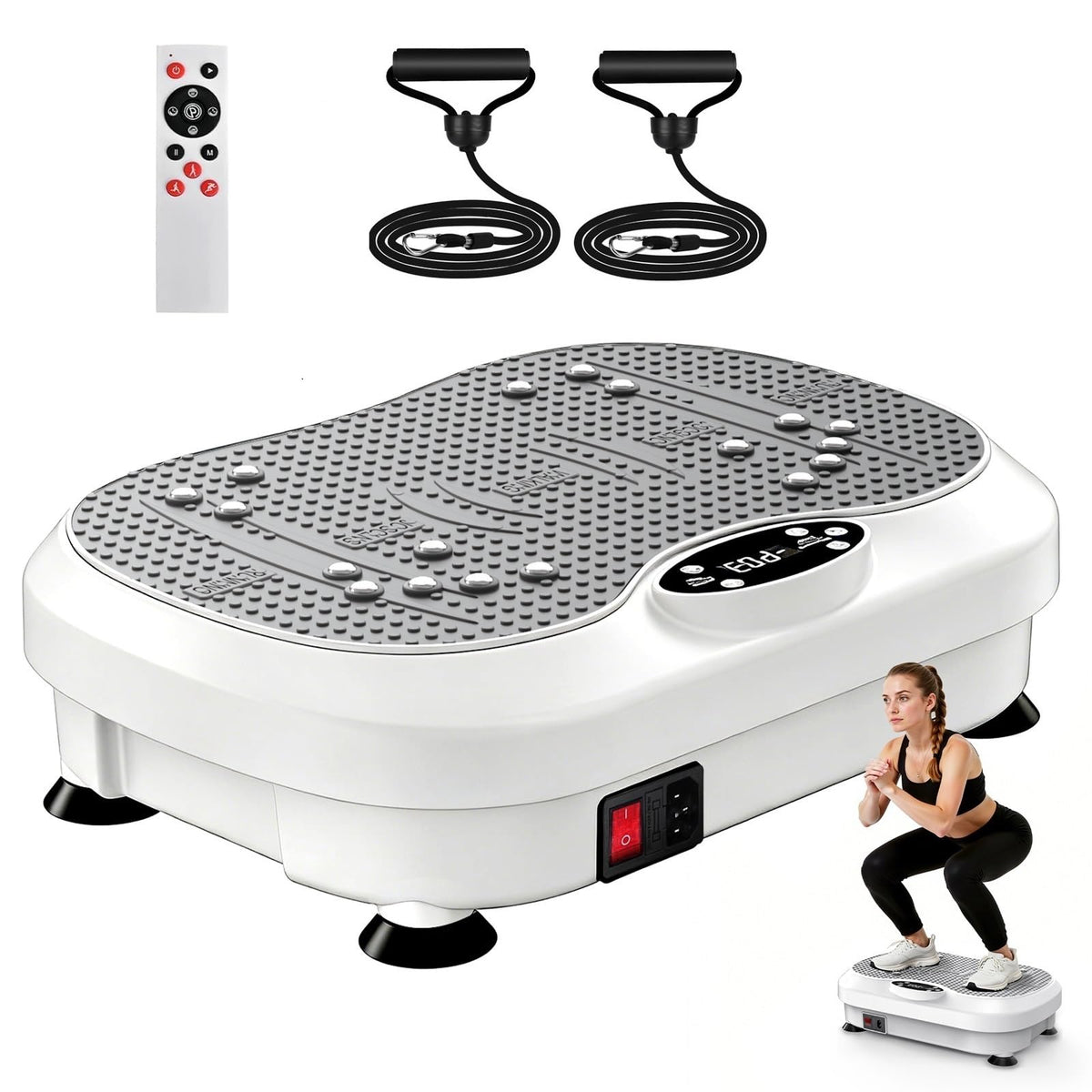 Vibration Plate Exercise Machine with 200 Levels V698