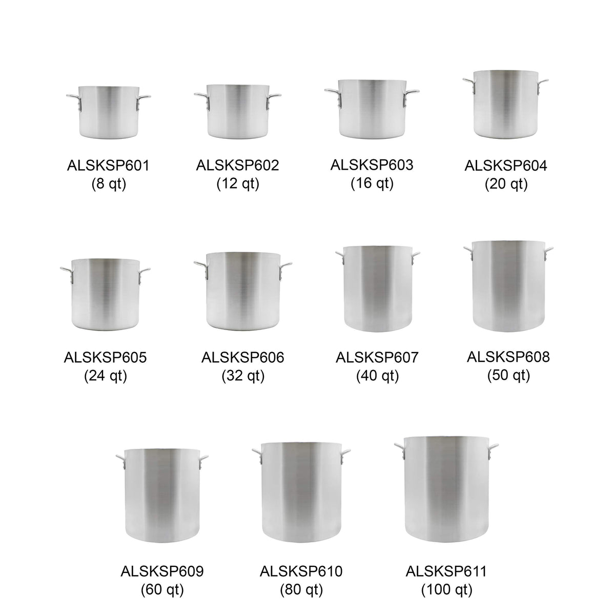 60 quart Aluminum Stock Pot U455