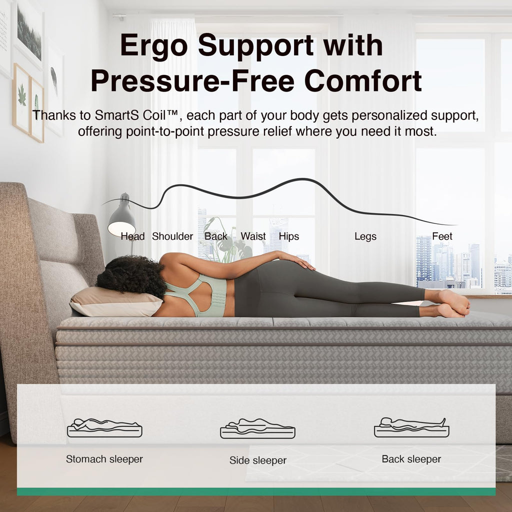 10 Inch Full Size Hybrid Mattress S15835