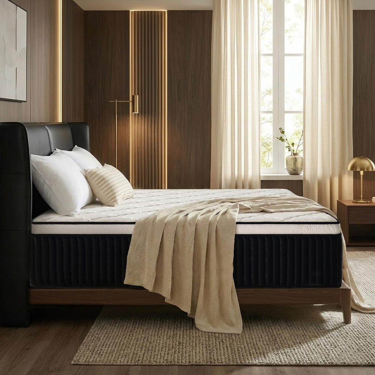 12 Inch Medium Firm Hybrid Mattress O186