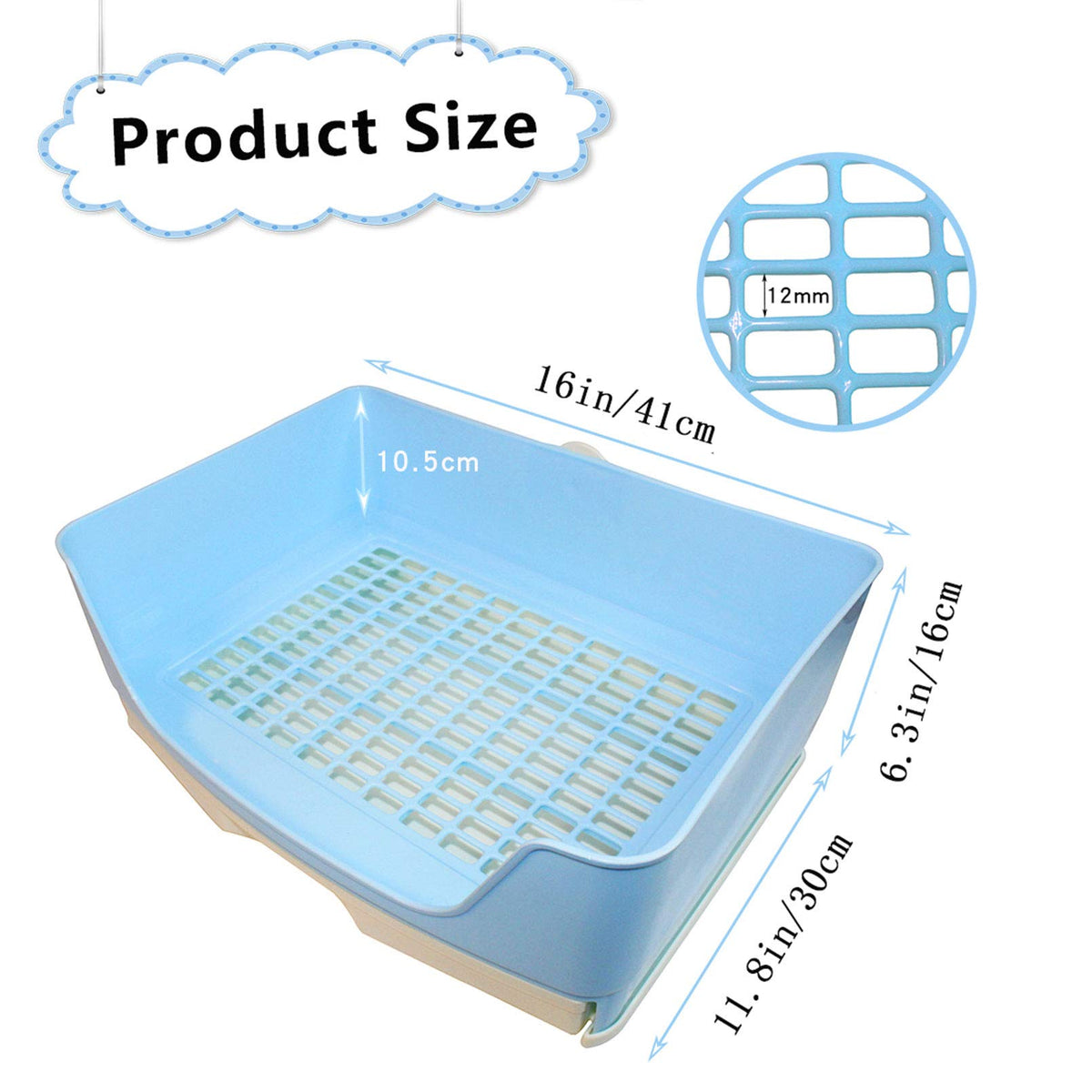 Plastic Rabbit Litter Box with Drawer R648552