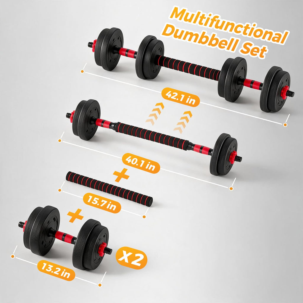Adjustable Dumbbell Set 20/40/60LBS I889