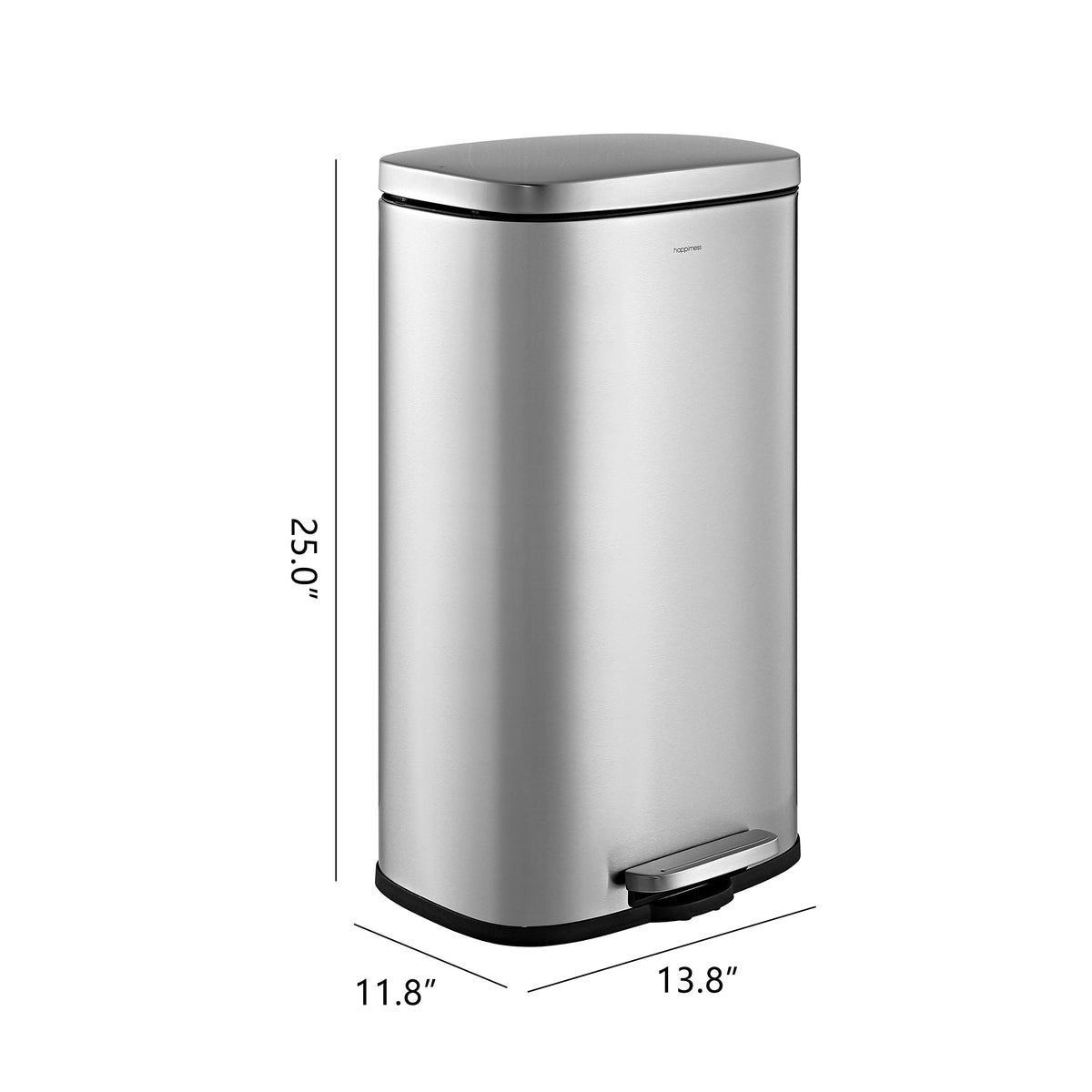 8 Gal Step Trash Can Soft Close 25" N451690