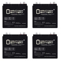 6V 210AH Dual Terminal SLA Replacement Battery 4 Pack K228