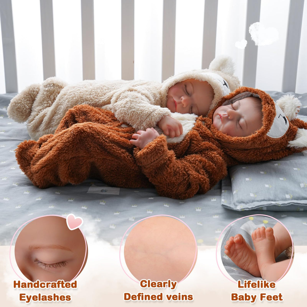 20 inch Soft Body Poseable Baby Doll B29906