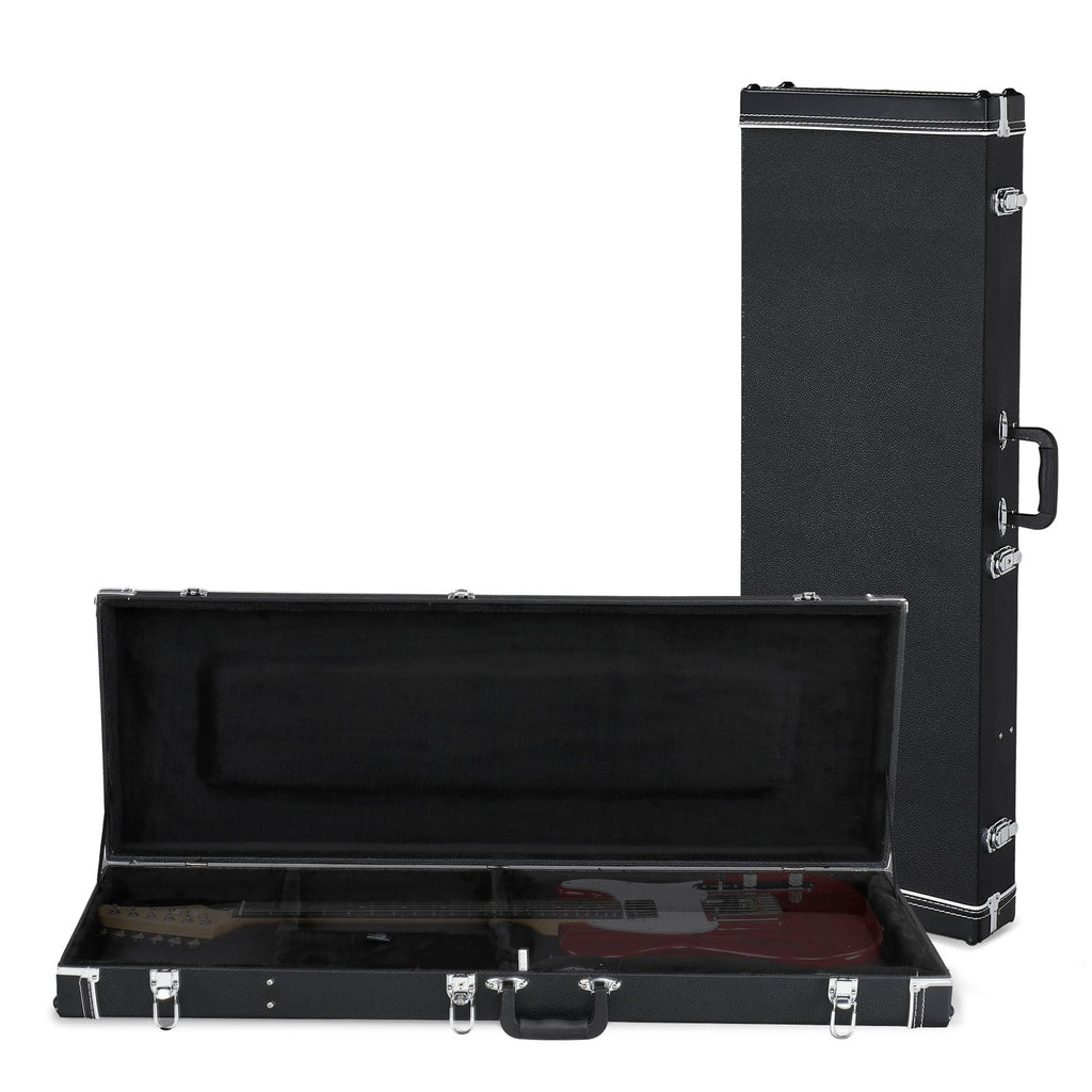 39-Inch Electric Guitar Hard Case with Thickened Padding, Black H5685