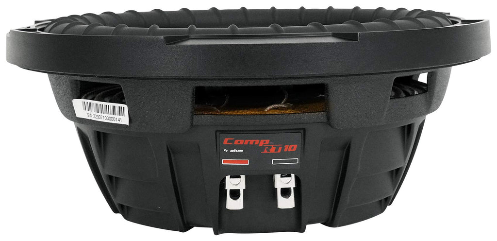 10in 1600W Slim Shallow Car Subwoofers with Mono Amplifier and Wire Kit S2442