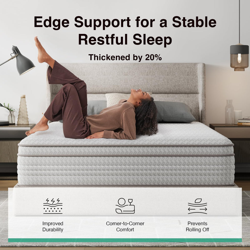 10 Inch Full Size Hybrid Mattress S15835