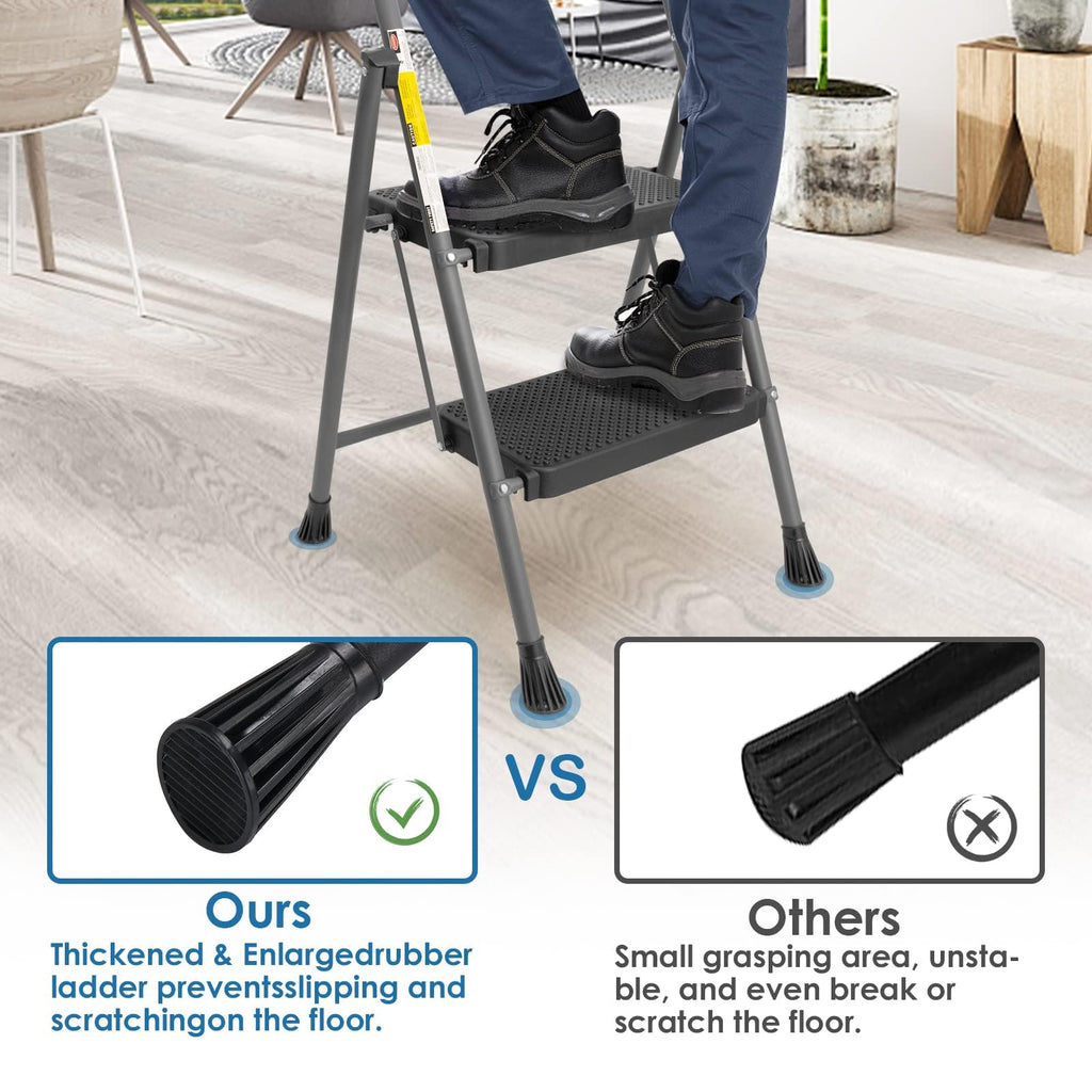 2 Step Ladder 500lbs Capacity W75073