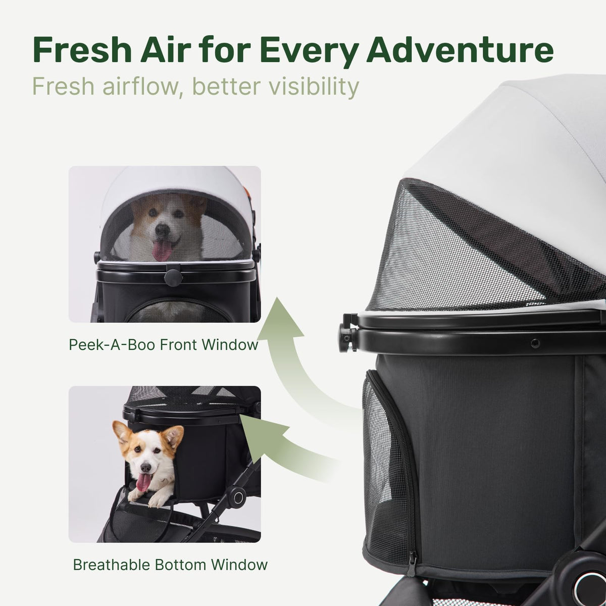3-in-1 Dog Stroller J410915