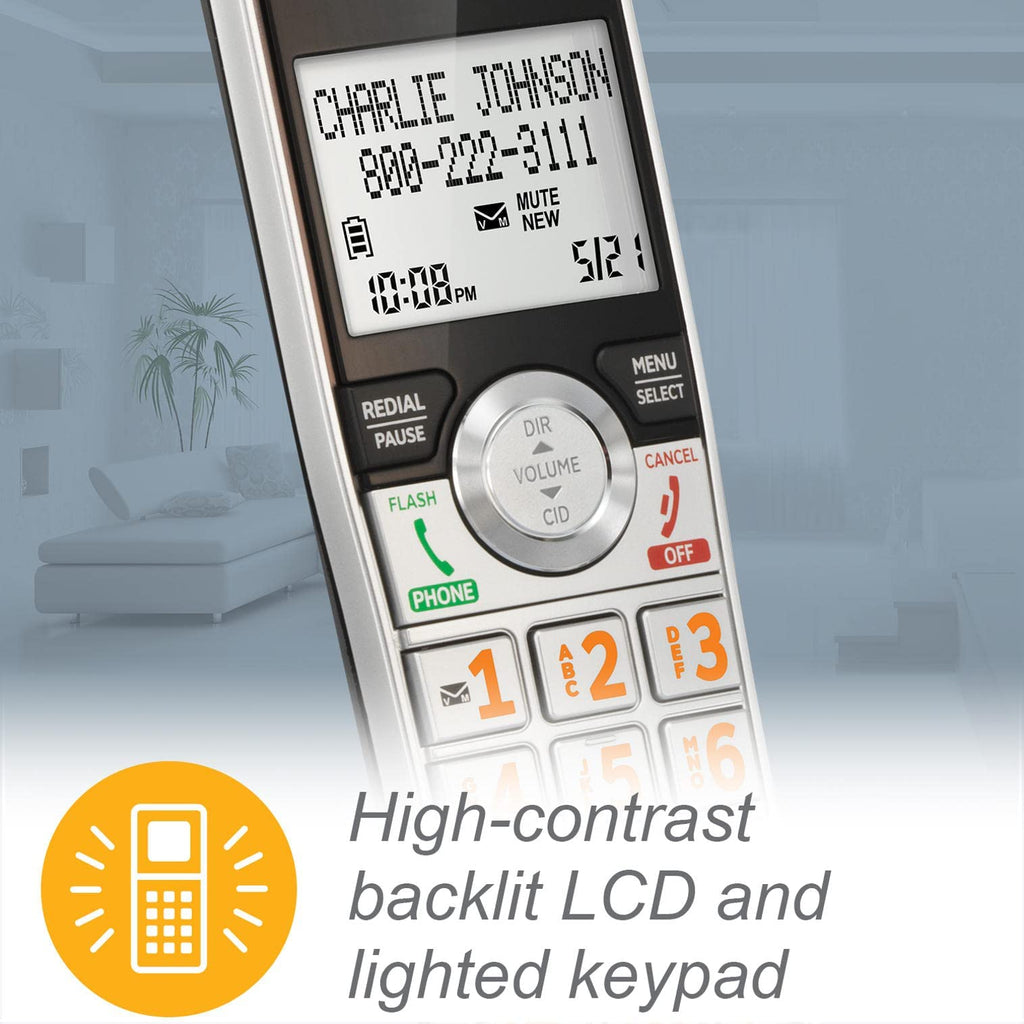 2-Handset Corded/Cordless Phone with Answering Machine C25143