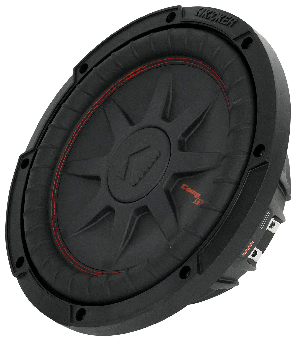 10in 1600W Slim Shallow Car Subwoofers with Mono Amplifier and Wire Kit S2442