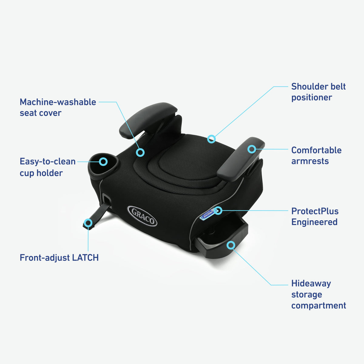 Backless Booster Car Seat Q944