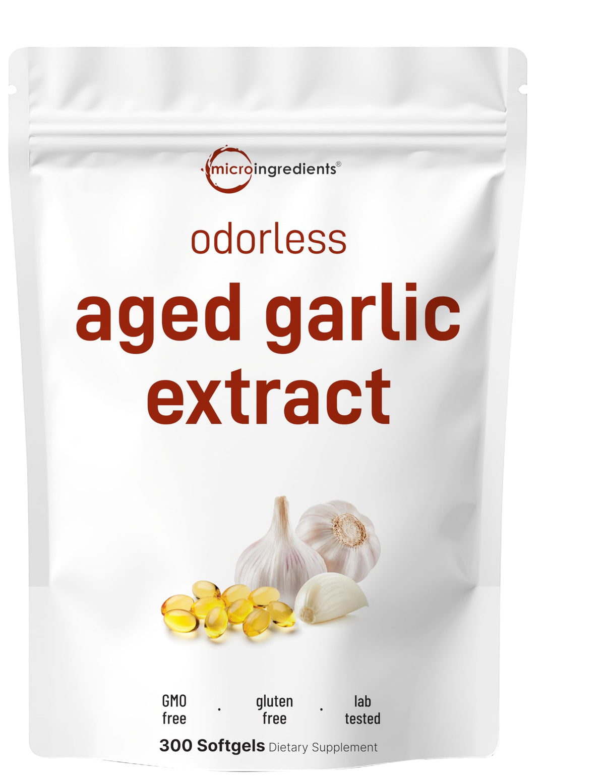 Aged Odorless Garlic 300 Softgels L7161