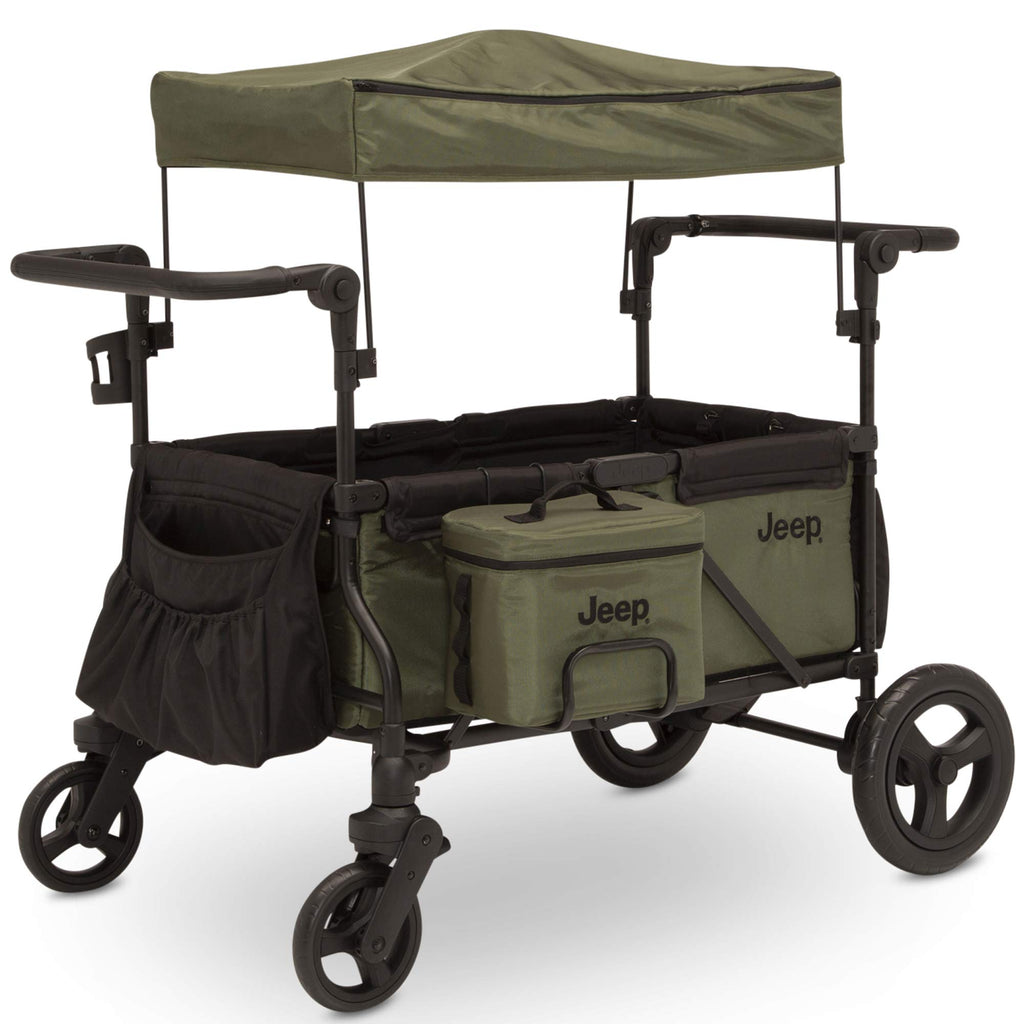 Black/Green Stroller Wagon with Cooler Bag P930343