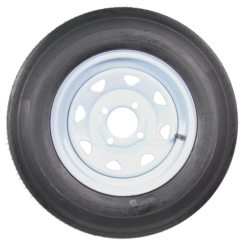 2-Pack Trailer Tire Rim Assembly 5.30-12 4 Lug White C919570