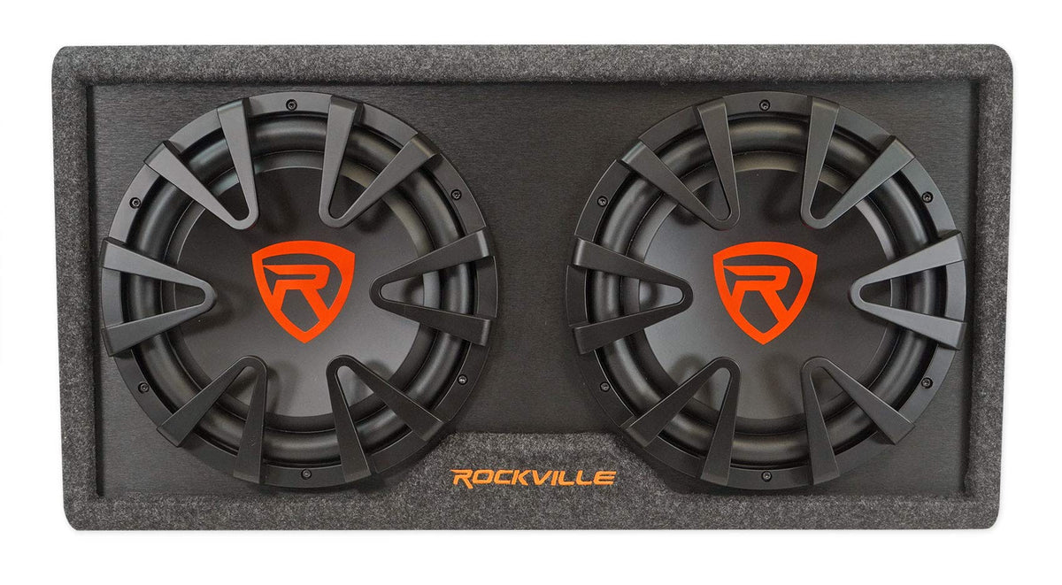 Dual 12" Powered Car Subwoofer G11180