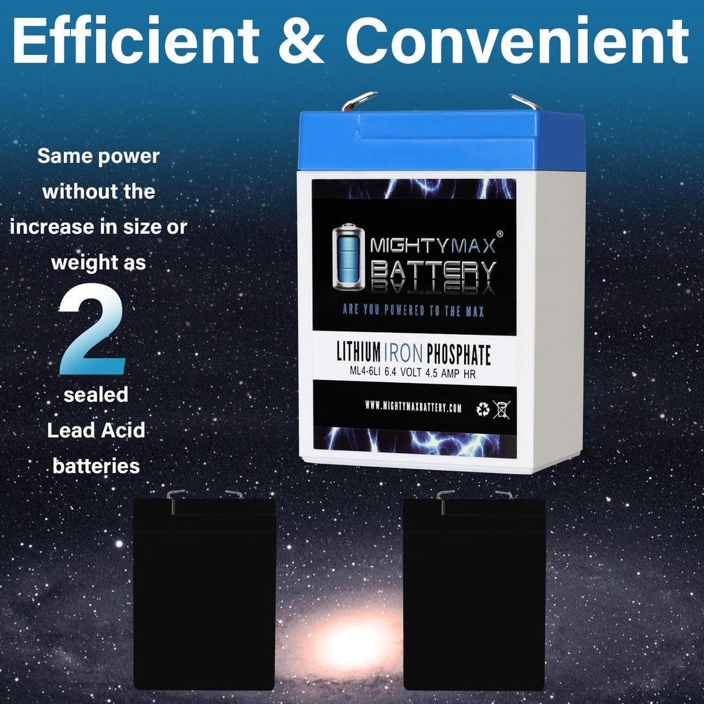 6V 4.5AH Lithium Replacement Battery V687939
