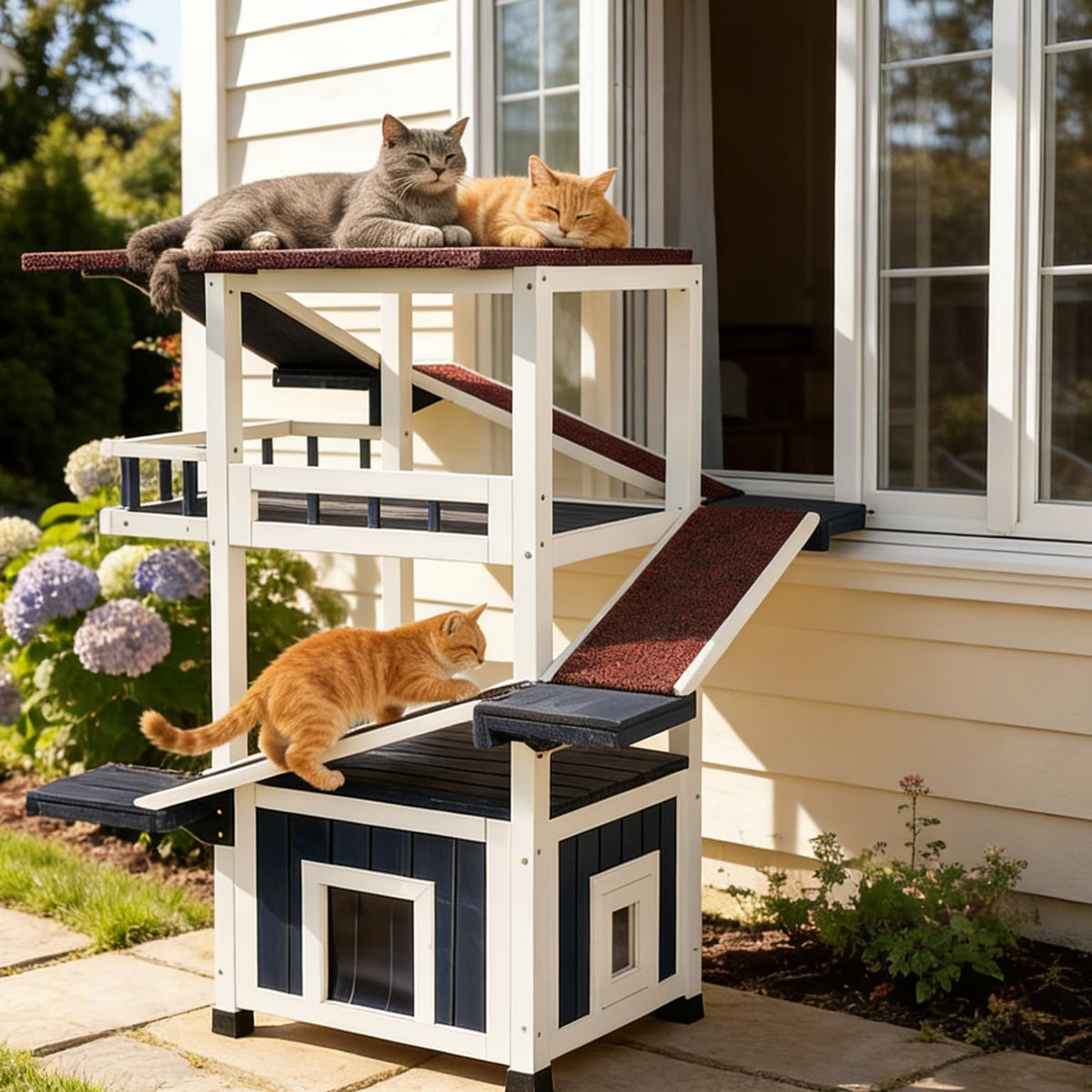 4-Tier Outdoor Cat Tree Z865