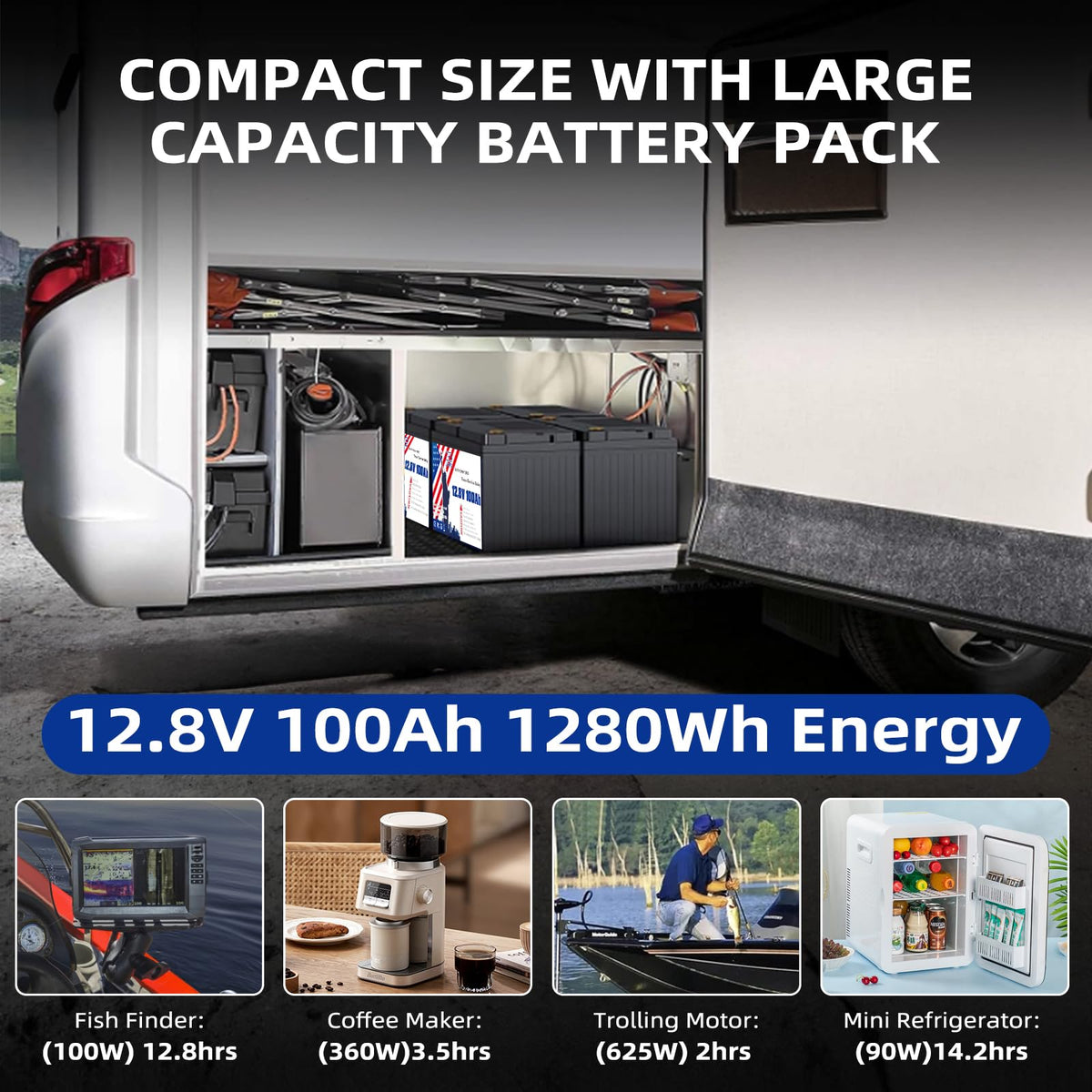 12V 100Ah LiFePO4 Battery I4557