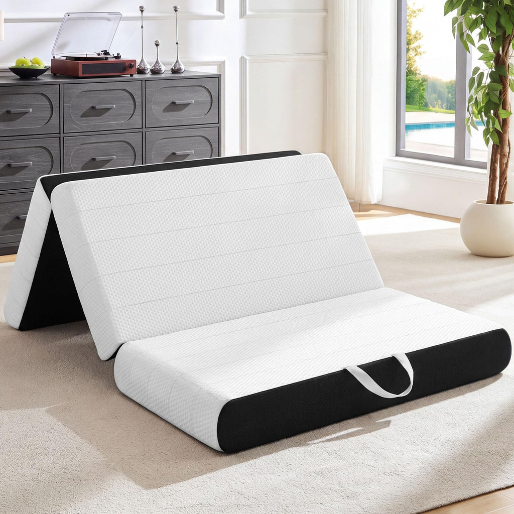 King Tri-Fold Memory Foam Mattress with Washable Cover B518210