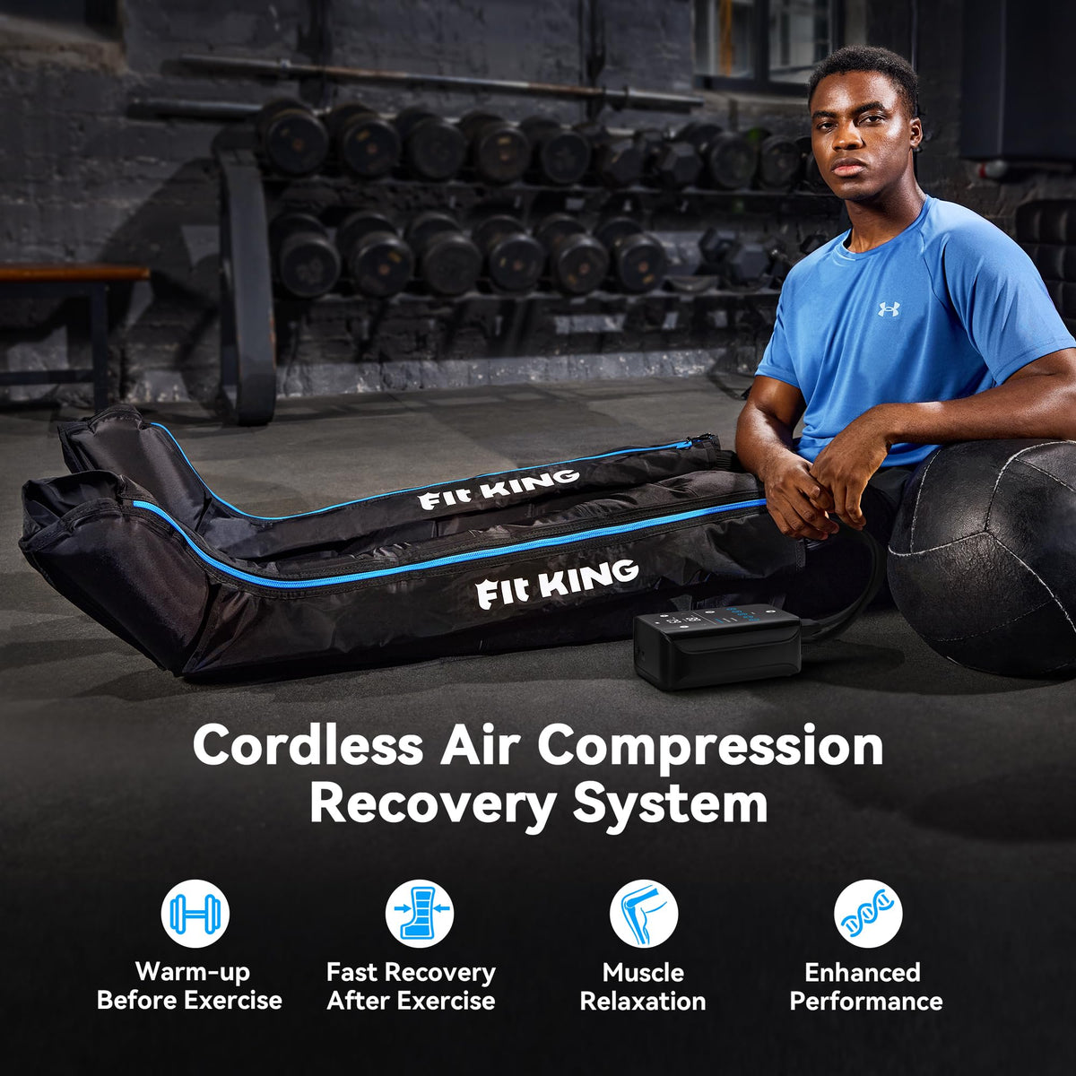 Cordless 5-Zone Leg Massager W29260
