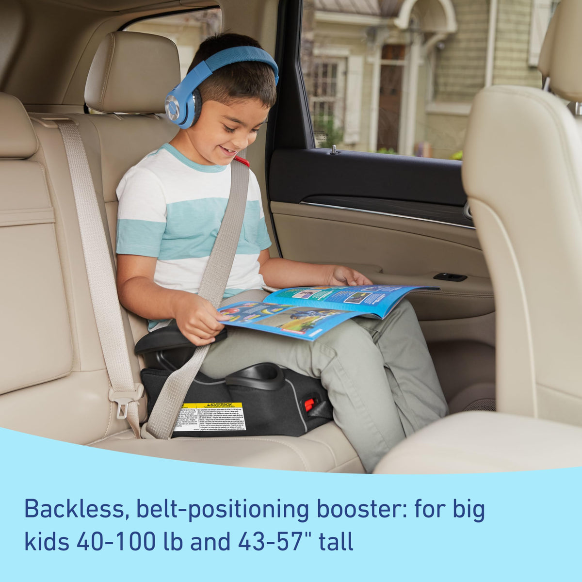 Backless Booster Car Seat Q944