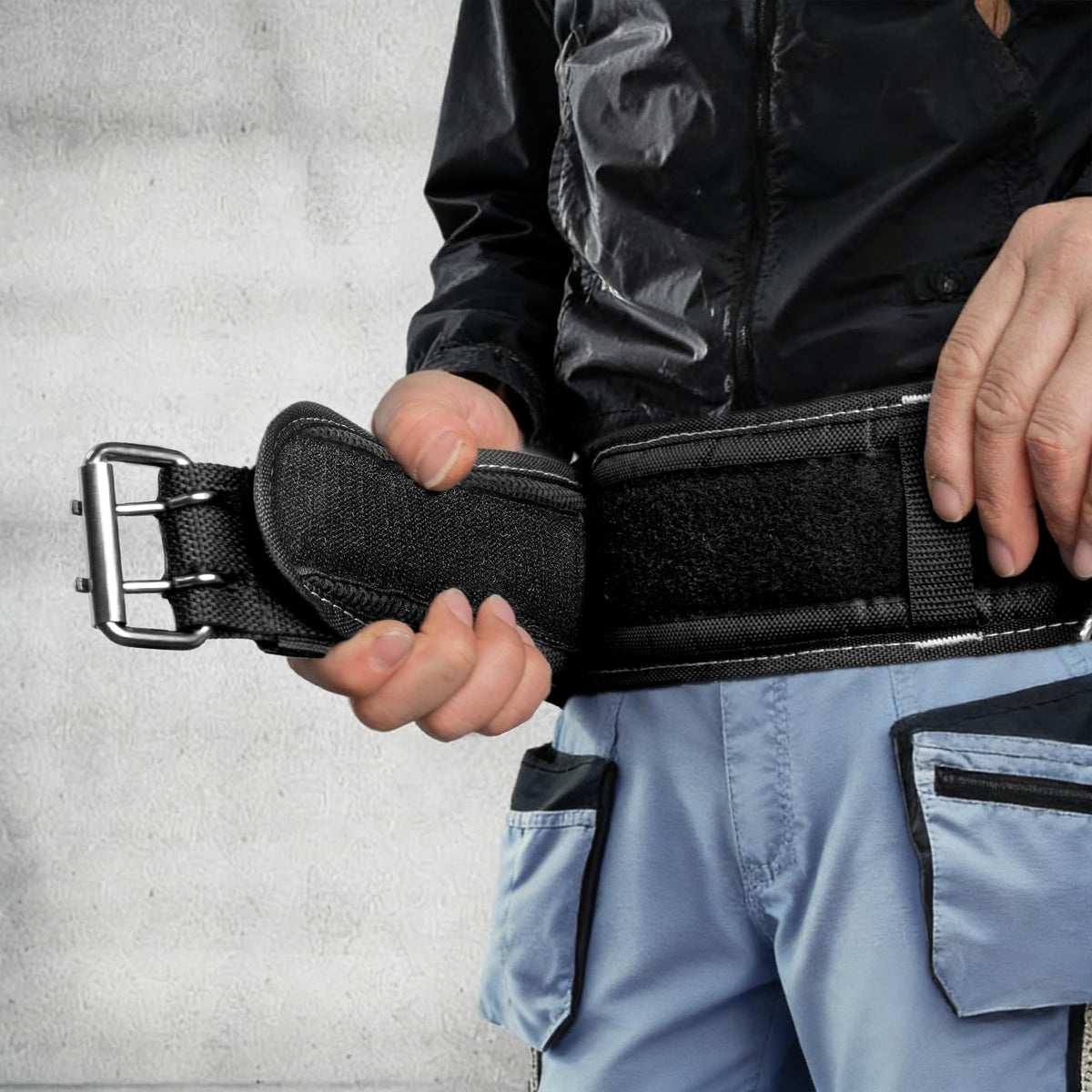 Heavy-Duty Padded Tool Belt, 3.5" Wide Adjustable Work Belt R758498