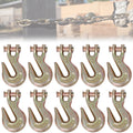 3/8" Grade 70 Clevis Grab Hooks, 10 Pack V789293