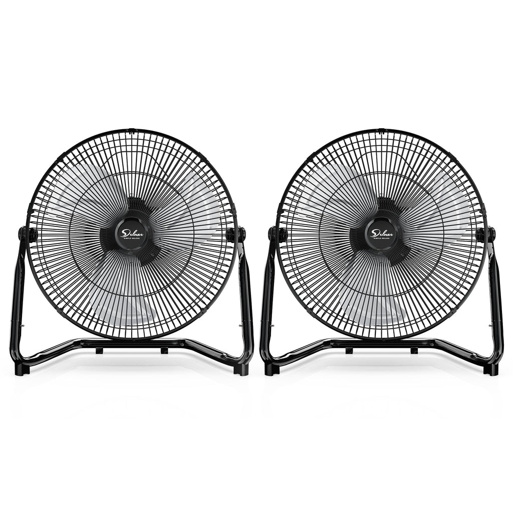 20" 3-Speed High Velocity Industrial Floor Fan, 2 Pack A7254