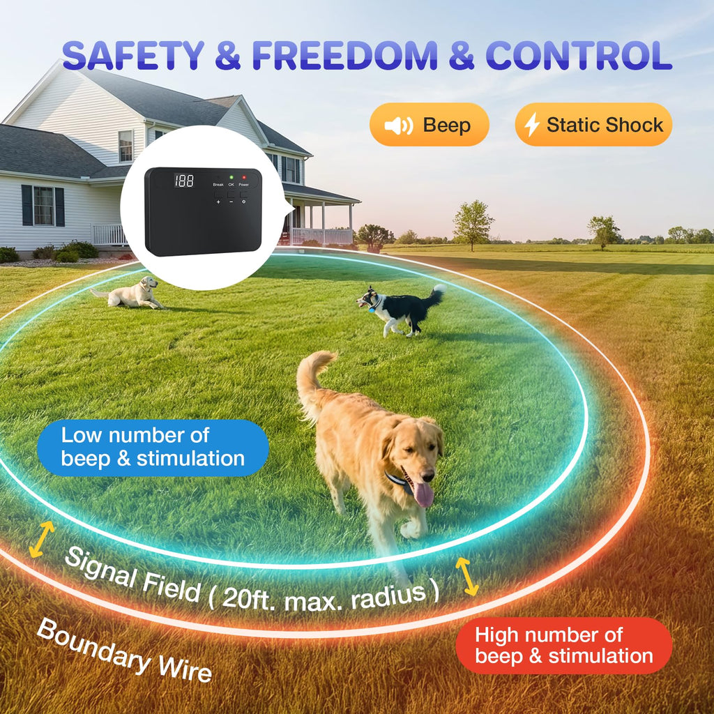 Electric Dog Fence System for 2 Dogs M321041