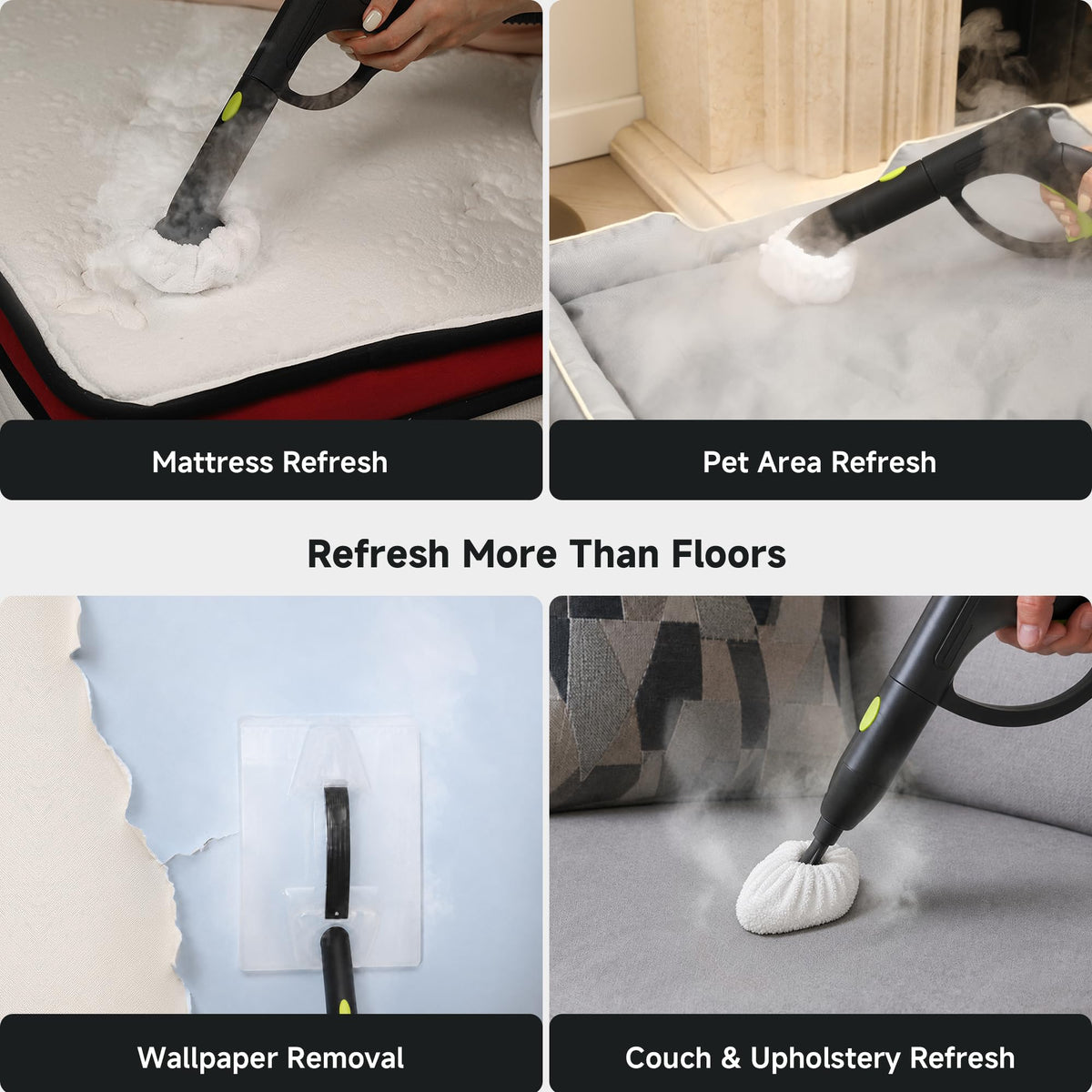 1500W High Pressure Steam Cleaner with 22 Accessories D567