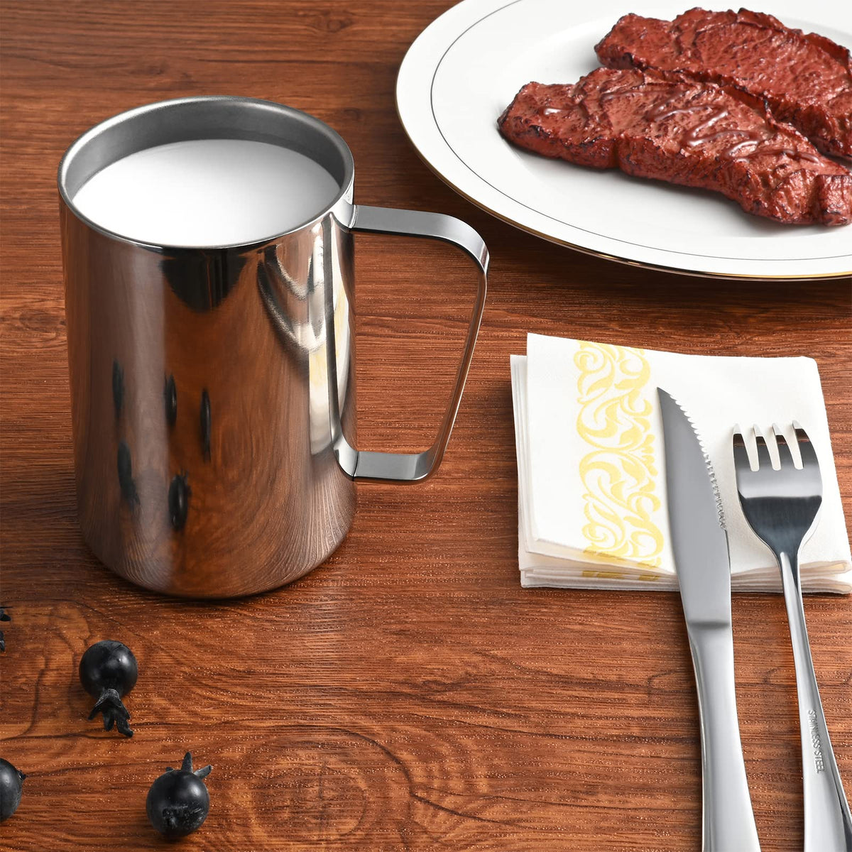 2 Pcs 16.9oz Stainless Steel Double Wall Vacuum Insulated Mug F648
