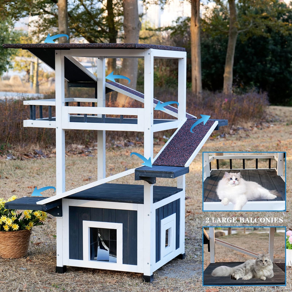 4-Tier Outdoor Cat Tree Z865
