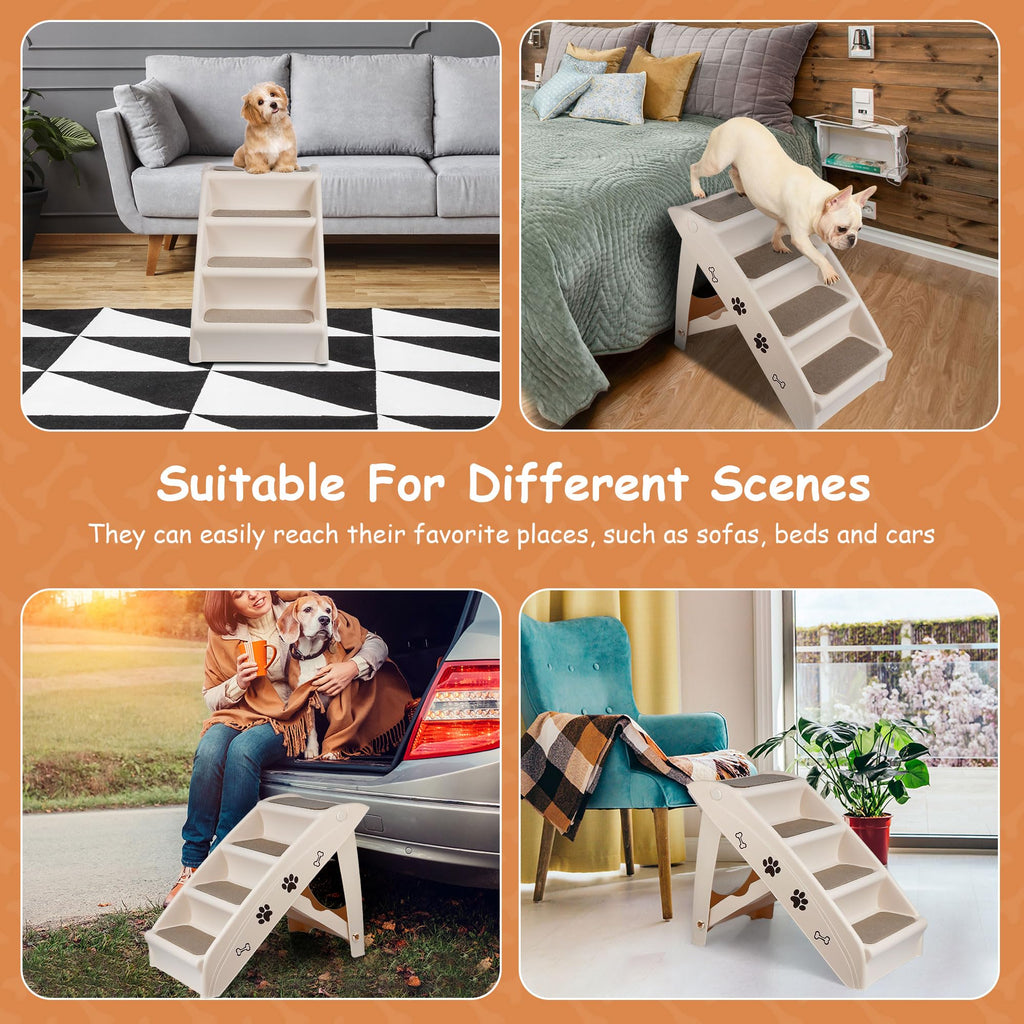 4-Step Non-Slip Dog Stairs X90195