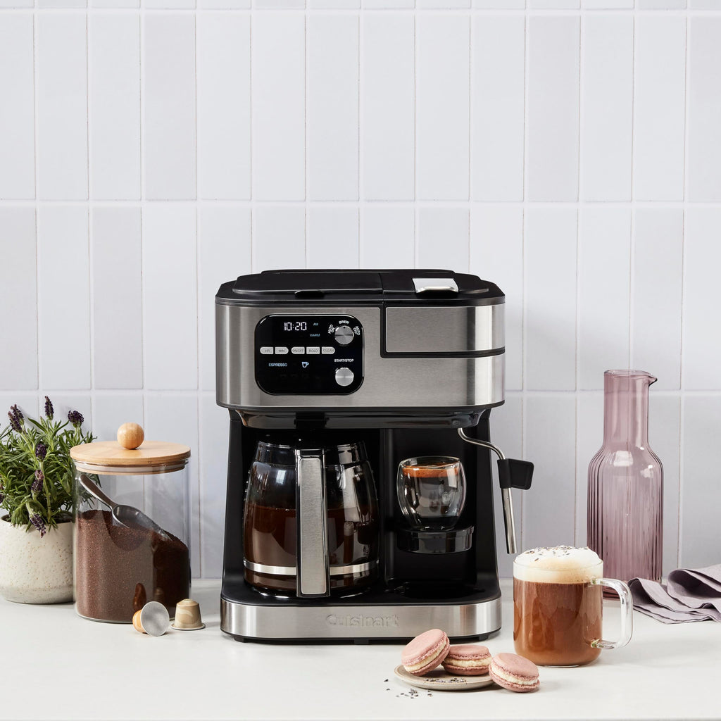 4-in-1 Coffee Maker with Three Brewing Sizes, Black F12091