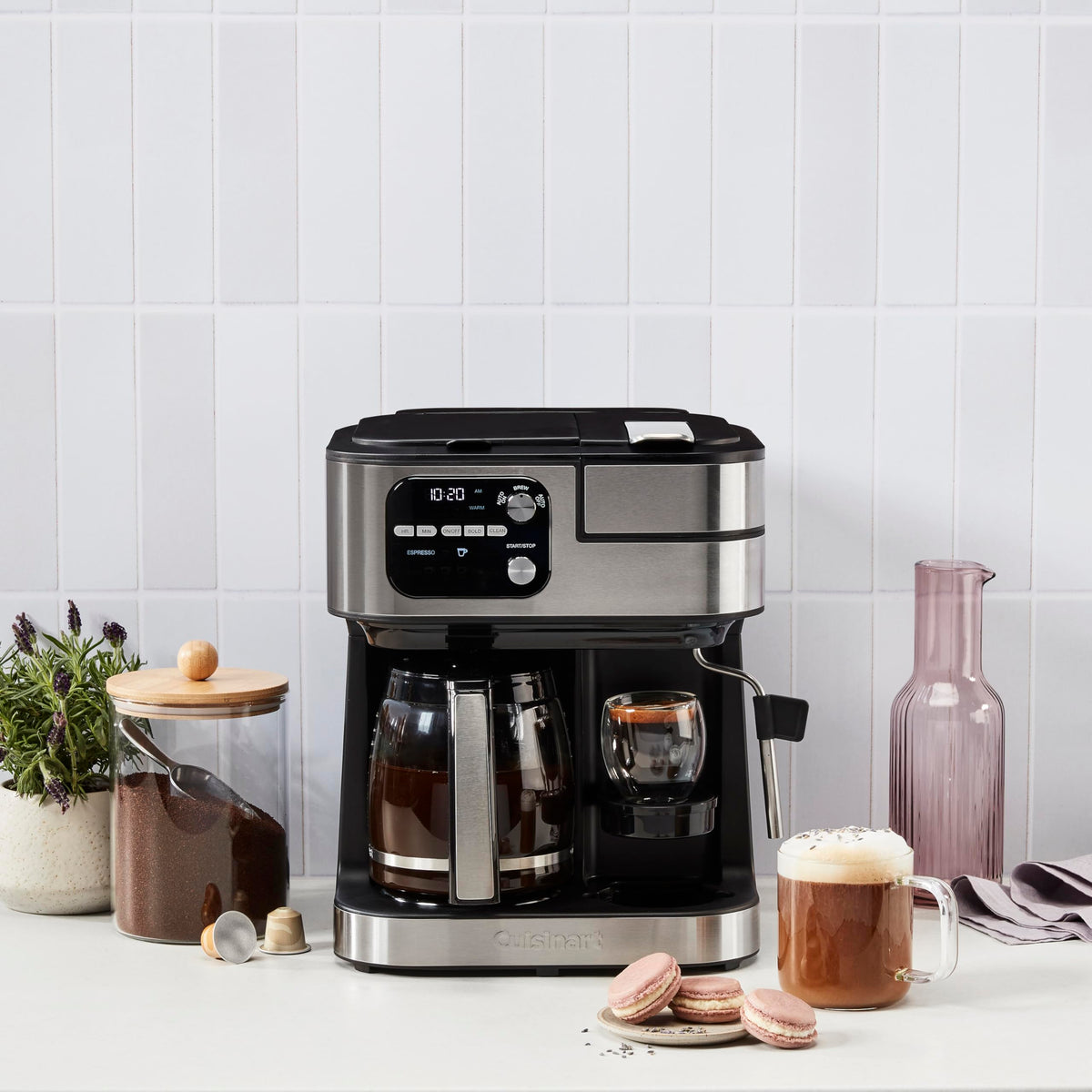 4-in-1 Coffee Maker with Three Brewing Sizes, Black F12091
