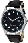 Leather Band Analog Watch I360