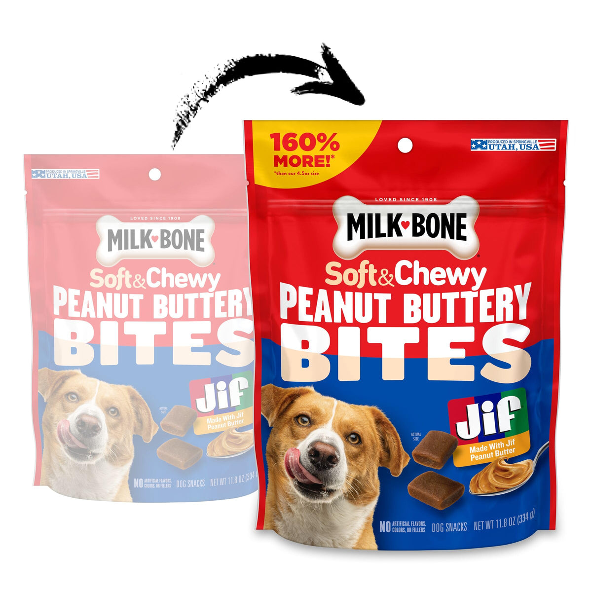 Soft & Chewy Peanut Buttery Dog Treats 11.8 Oz S42149