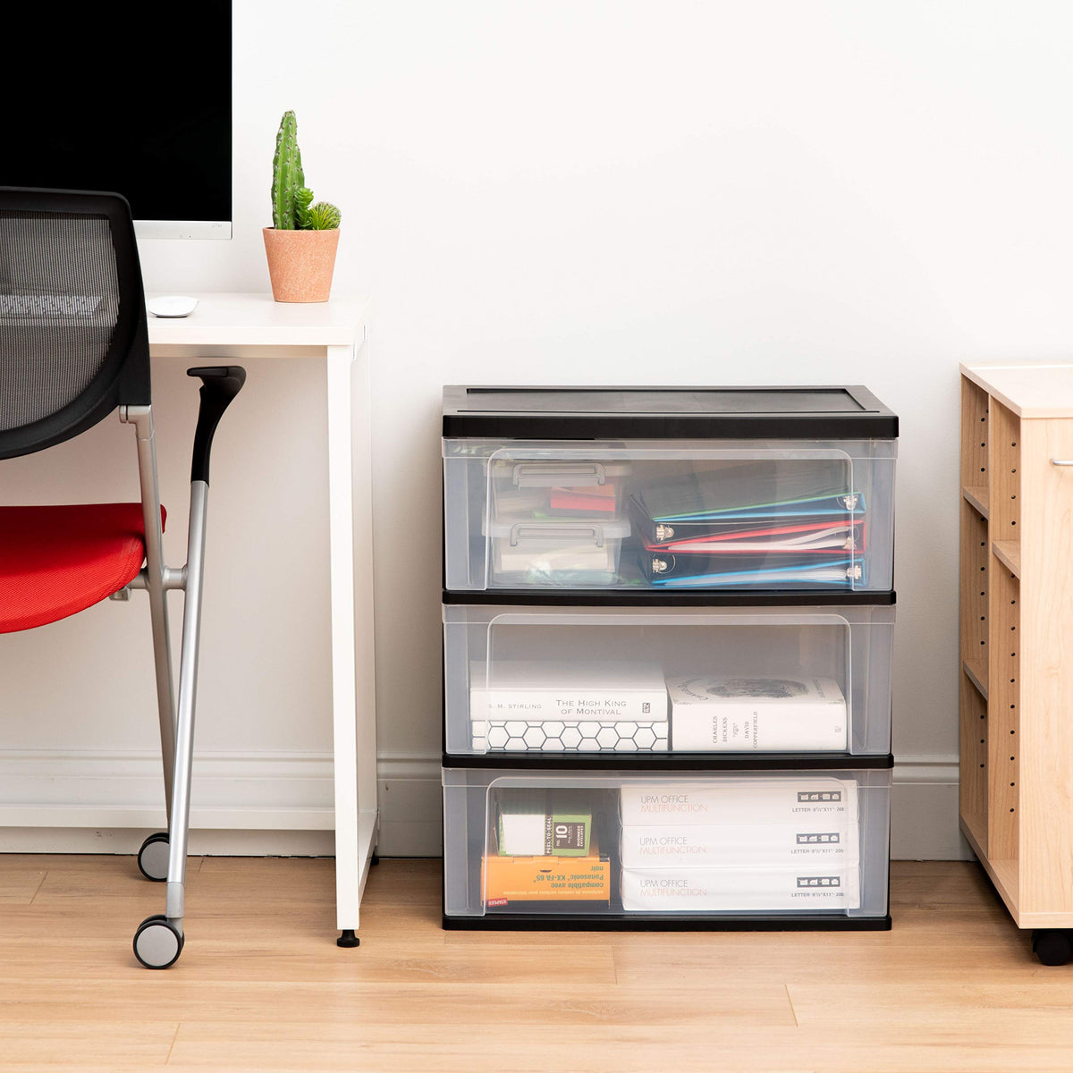 3 Drawer Storage Cart with Wheels V4864