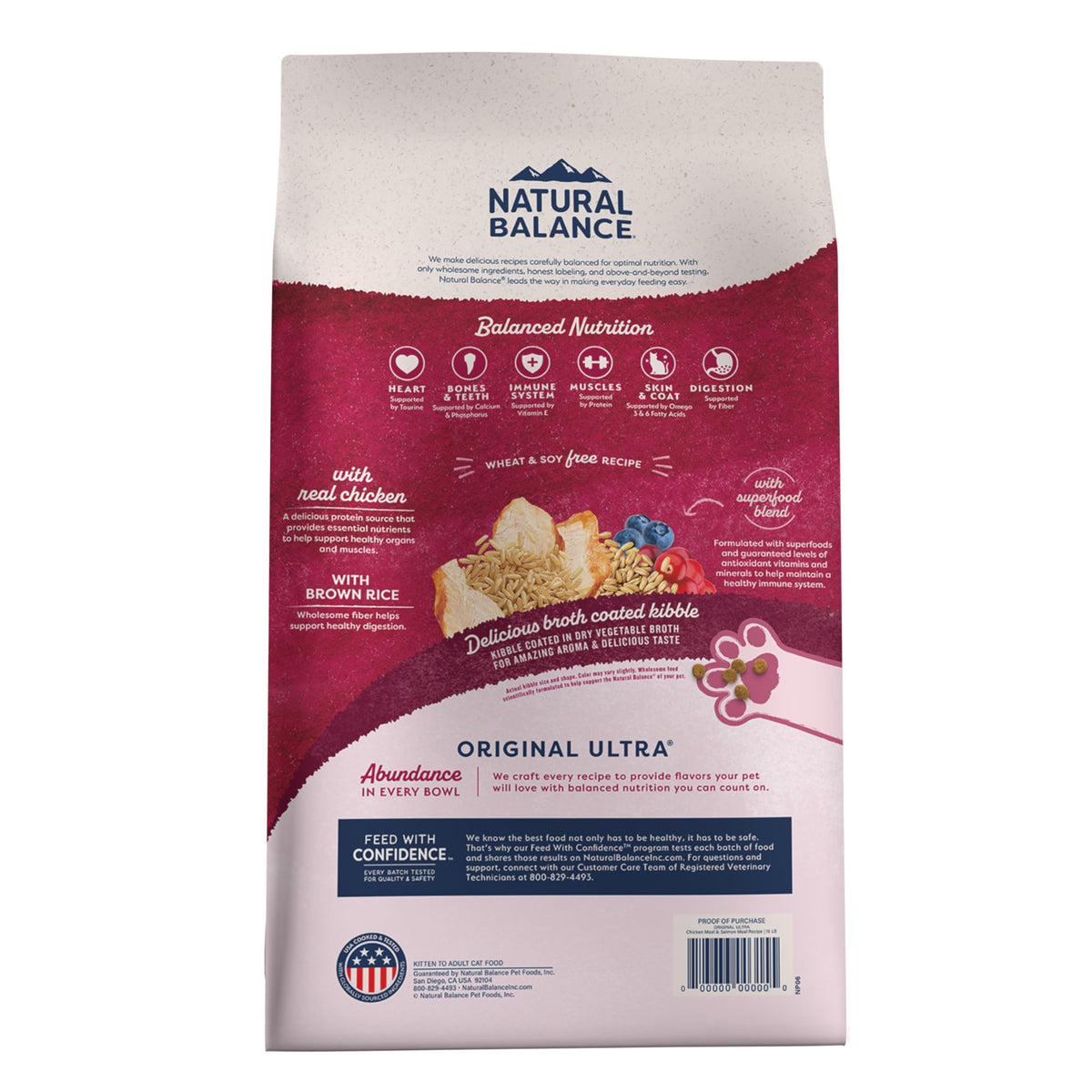 Dry Cat Food Chicken Meal & Salmon Meal 15 lb K5279