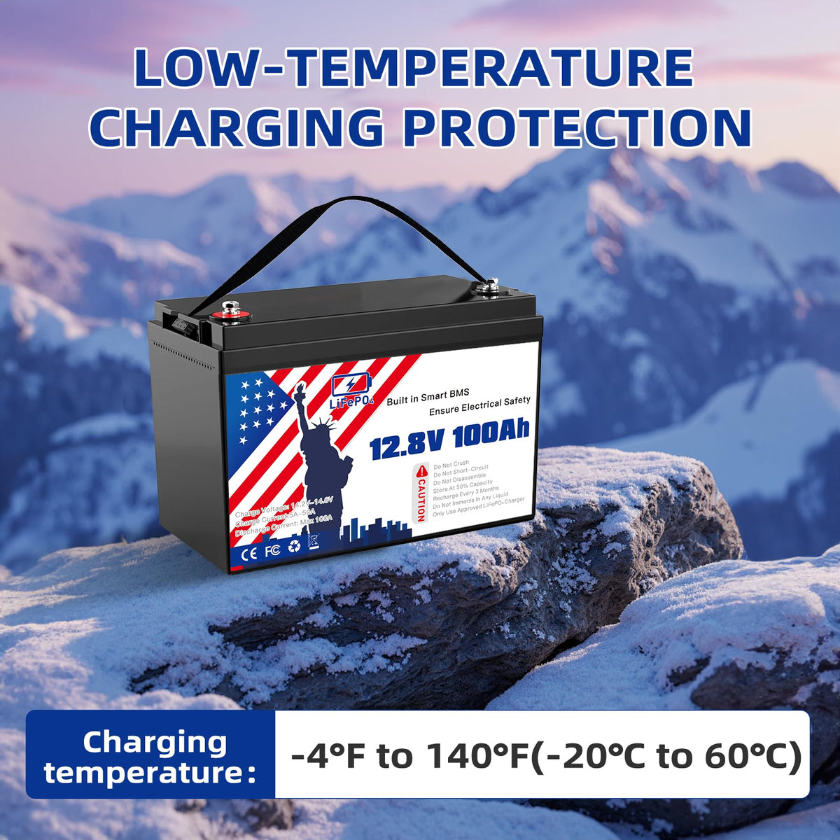 12V 100Ah LiFePO4 Battery I4557