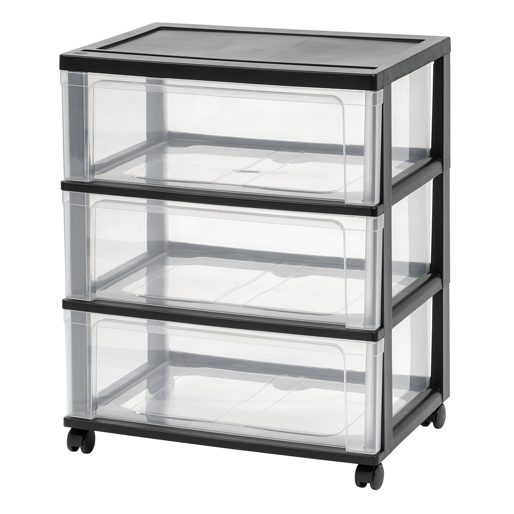 3 Drawer Storage Cart with Wheels V4864
