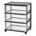 3 Drawer Storage Cart with Wheels V4864