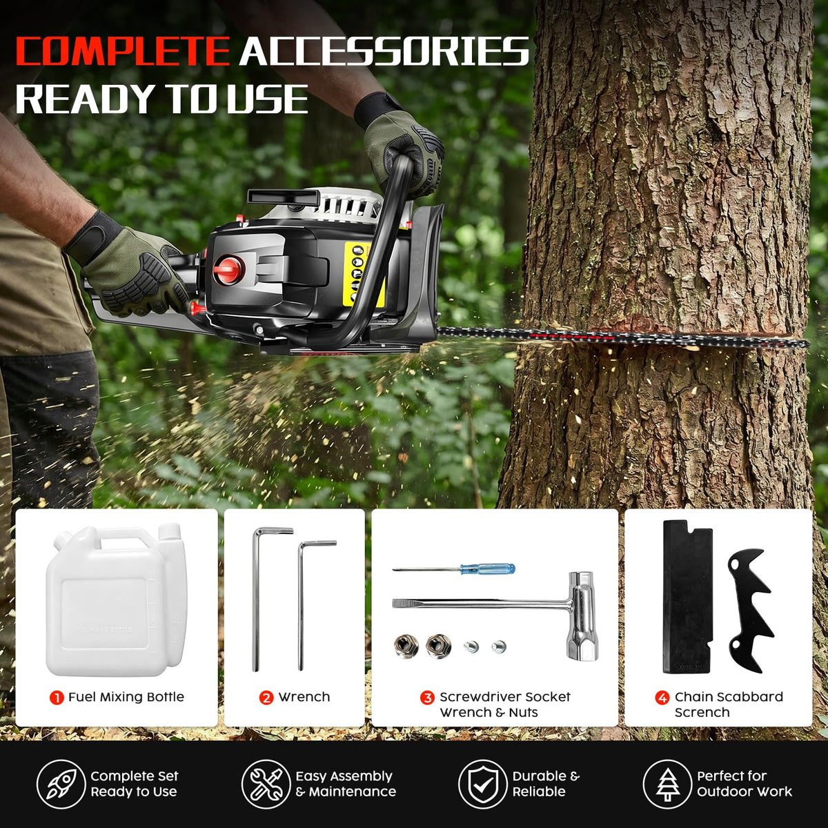 20 & 24 Inch Gas Chainsaw T811