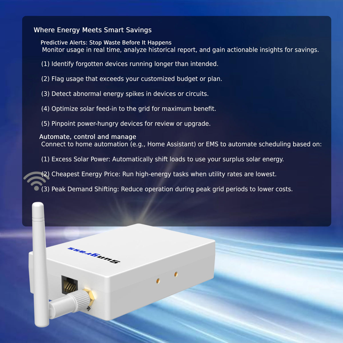 Real Time Electricity Usage Monitor W93376