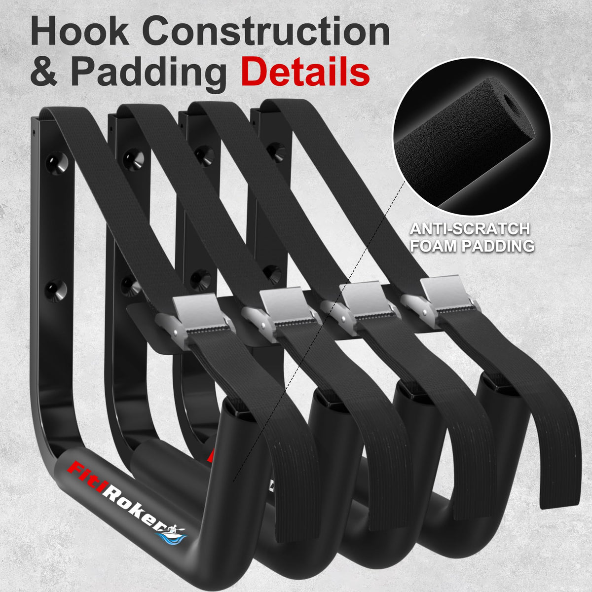 Wall Mounted Kayak Storage Rack S108870