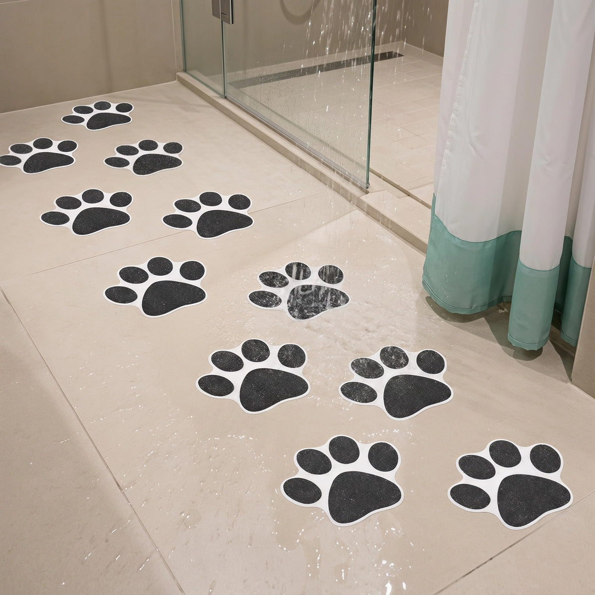 12pcs Non Slip Tub Stickers F408