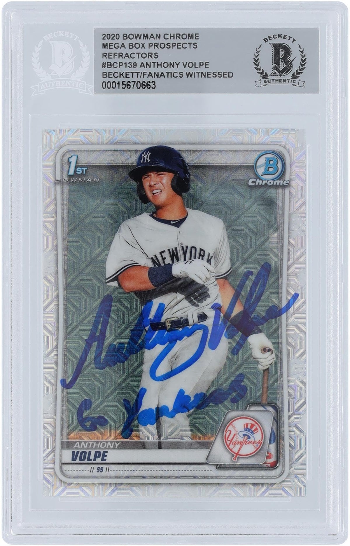 Autographed Baseball Card L40339